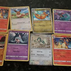 8 Pack Pokémon Cards