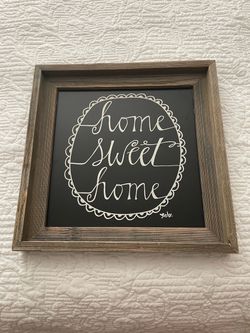 Home Sweet Home Framed Wall Art
