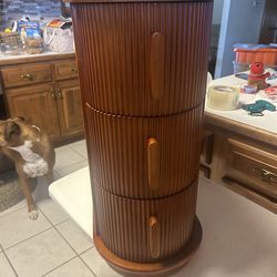 24 in. Walnut Solid Wood End Table