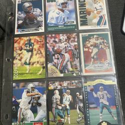 Baseball, NFL Cards. Don Marino And Miami Dolphins 