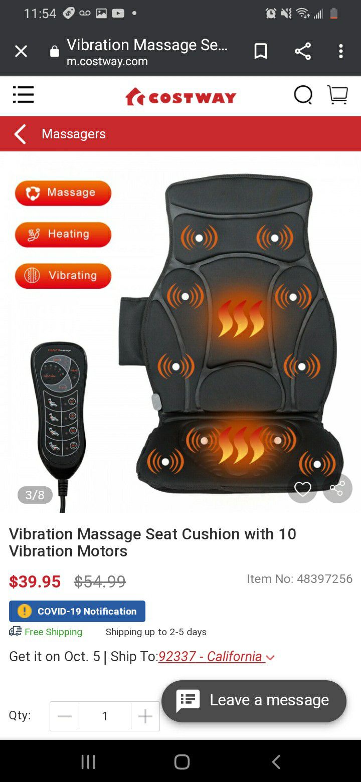 New Massage Seat Cushion