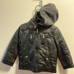 2T Boys Leather Jacket 