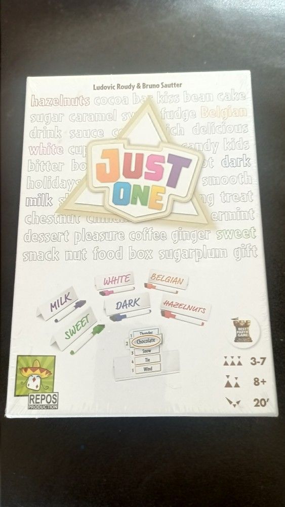 Just one  Family Cooperative Board Game NEW