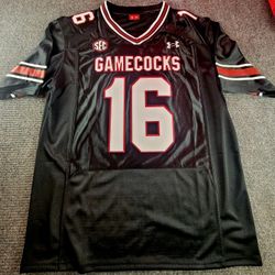 South Carolina Gamecocks Lanorris Sellers Black Stitched Football Jersey New Small-3XL