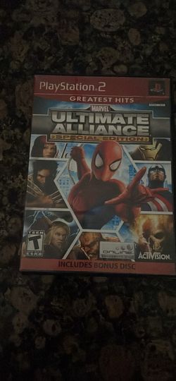 PS2 Marvel Ultimate Alliance Special Edition