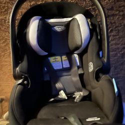 Graco Car Seat/ Bright Starts Comfy Baby Bouncer