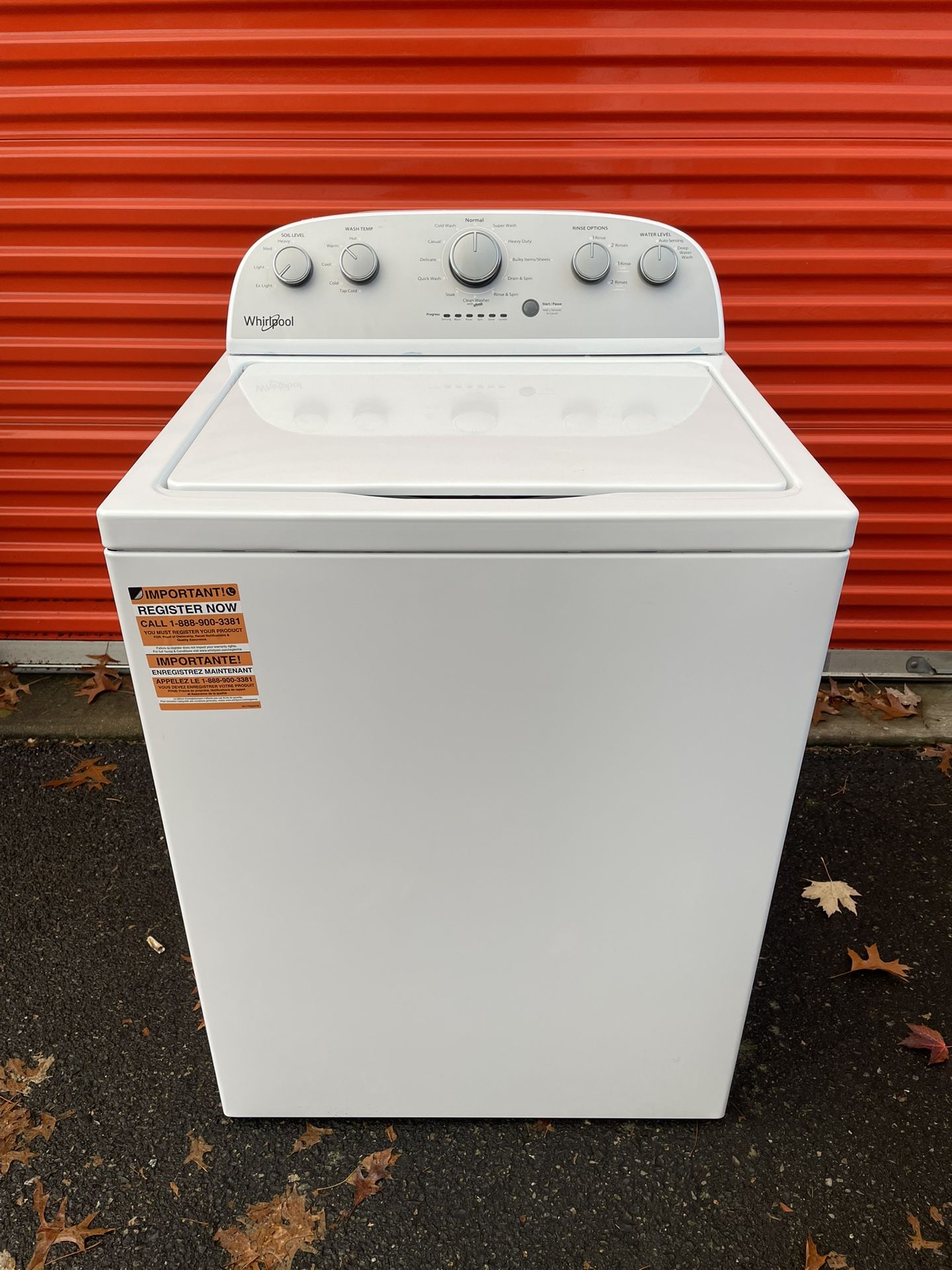 2024 Whirlpool Washer
