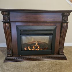 Cozy electric fireplace
