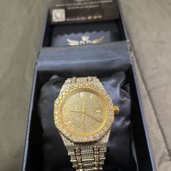 Iced Out Diamond Watch 