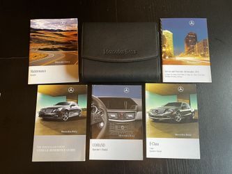 2010 Mercedes E350 W207 Coupe Owner's Manual Booklet Case Set