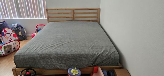 Twin Bed frame plus mattress