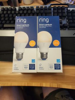 Ring WIFI light Bulbs