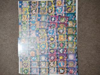 POKEMON 1ST MOVIE CARDS 1999 BURGER KING  TRAINER SET UNCUT Sheet