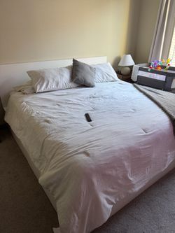 King IKEA Malm bed frame