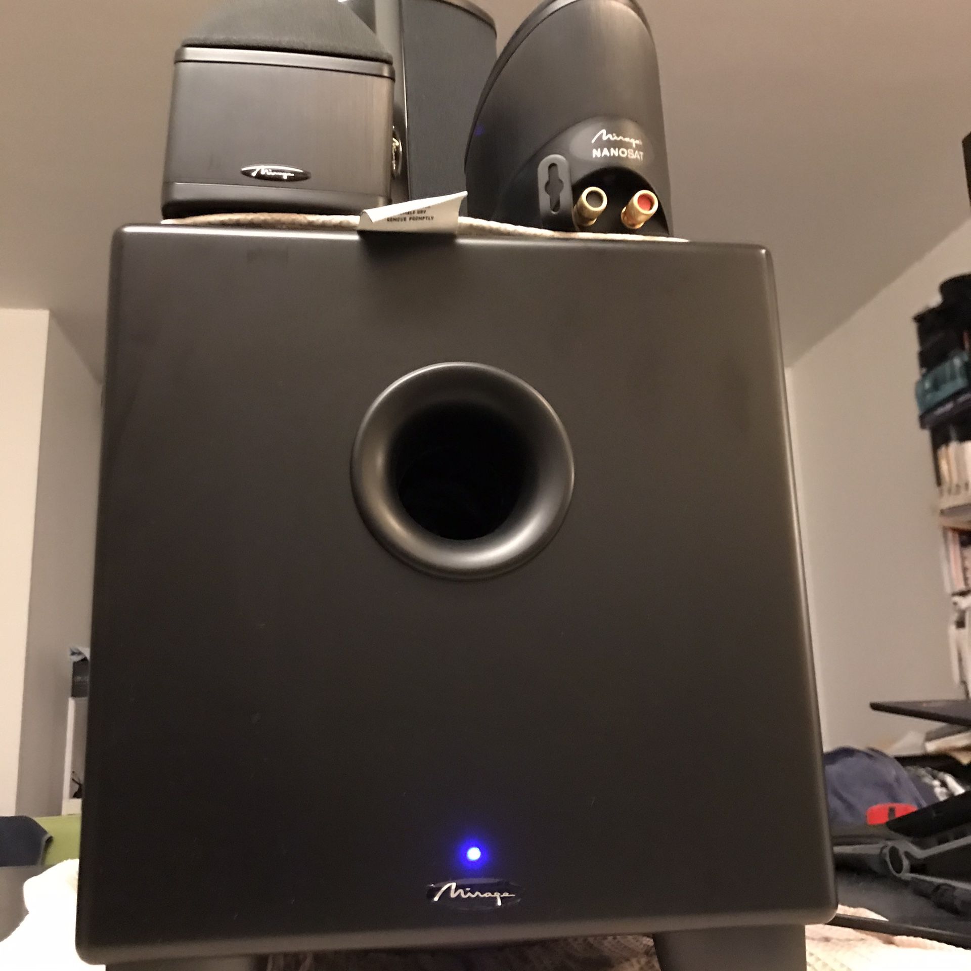 Mirage Nanosat® Prestige 5 Home Theater Speaker System