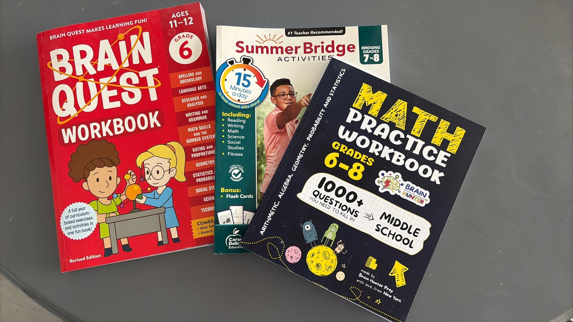 Half-Priced 6-8th Grade workbooks