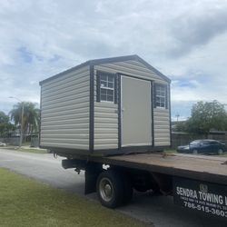 Sheds Relocated , Movemo Casita De Patio Container Rv Trailer Crane 