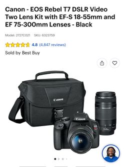 Canon EOS Rebel T7 EOS 1500D