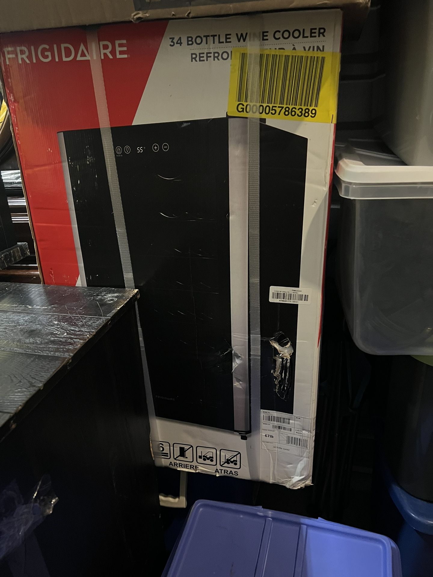 NEW Frigidaire 34 Bottle Wine Cooler – Never Used – Still in Box!