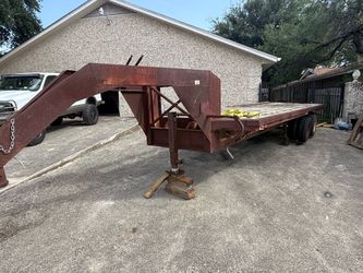 25ft dual tandem gooseneck