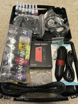 Brand New Body Art Starter Kit With Extra Set Of Ink