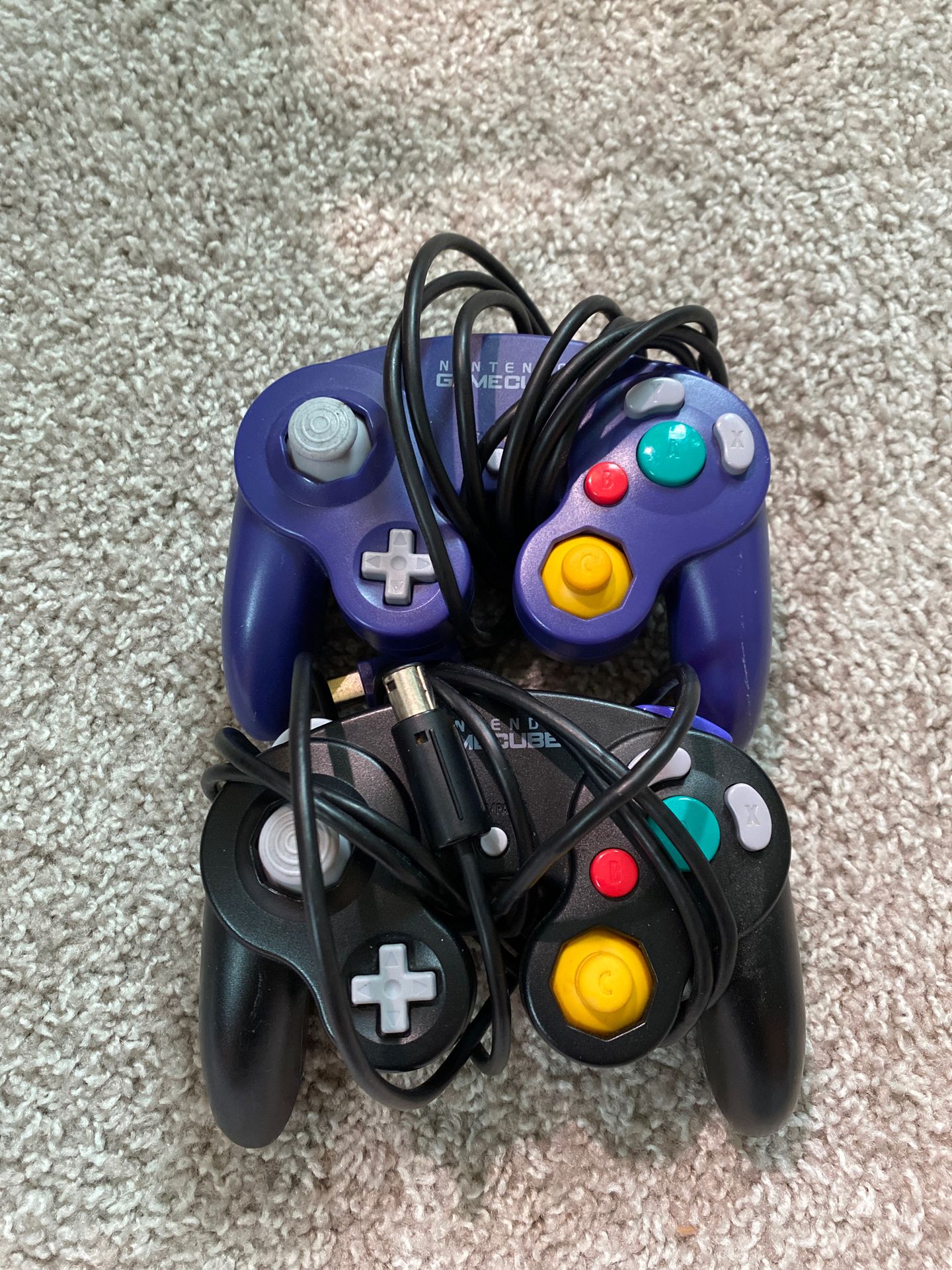 Original GameCube controllers