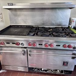 Wolf Stove 60 Inches With Griddle and Oven for Restaurant 