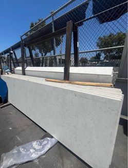 110inch Quartz countertops in white color