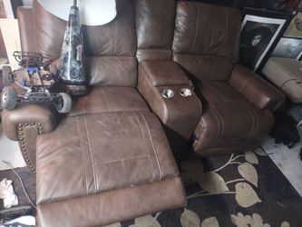 Lazy Boy leather sofas