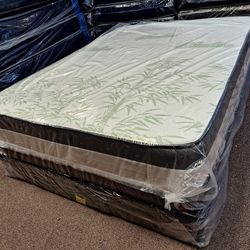 Factory Direct Sale  Double Sided Full Plush Pillow Top Mattress Fast Delivery