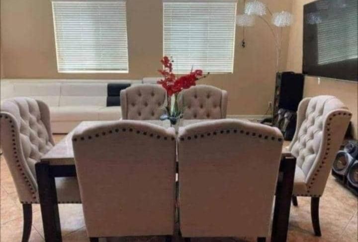 Dinning, Coffee table and chairs
