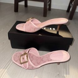Pink Coach heels ANY SIZE AVAILABLE 