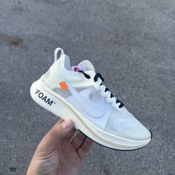 Off White X Nike The Ten Zoom Fly Size 4 Promo Sample