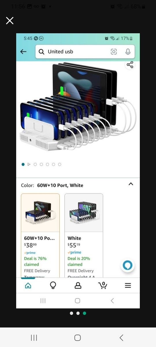 Unitek Multicharging Station, 10-Port USB Charger