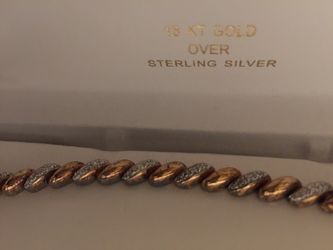 18kt gold over silver Bracelet