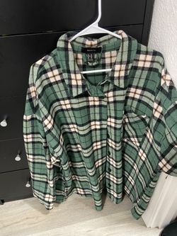 plus size flannel