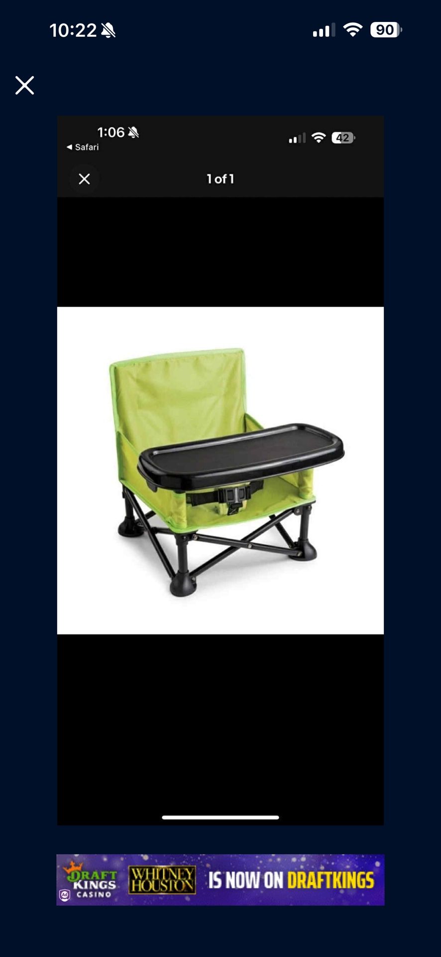 Green Baby Chair 