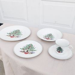 Vintage Christmas Dinnerware - 2 Boxes Available $20 Each
