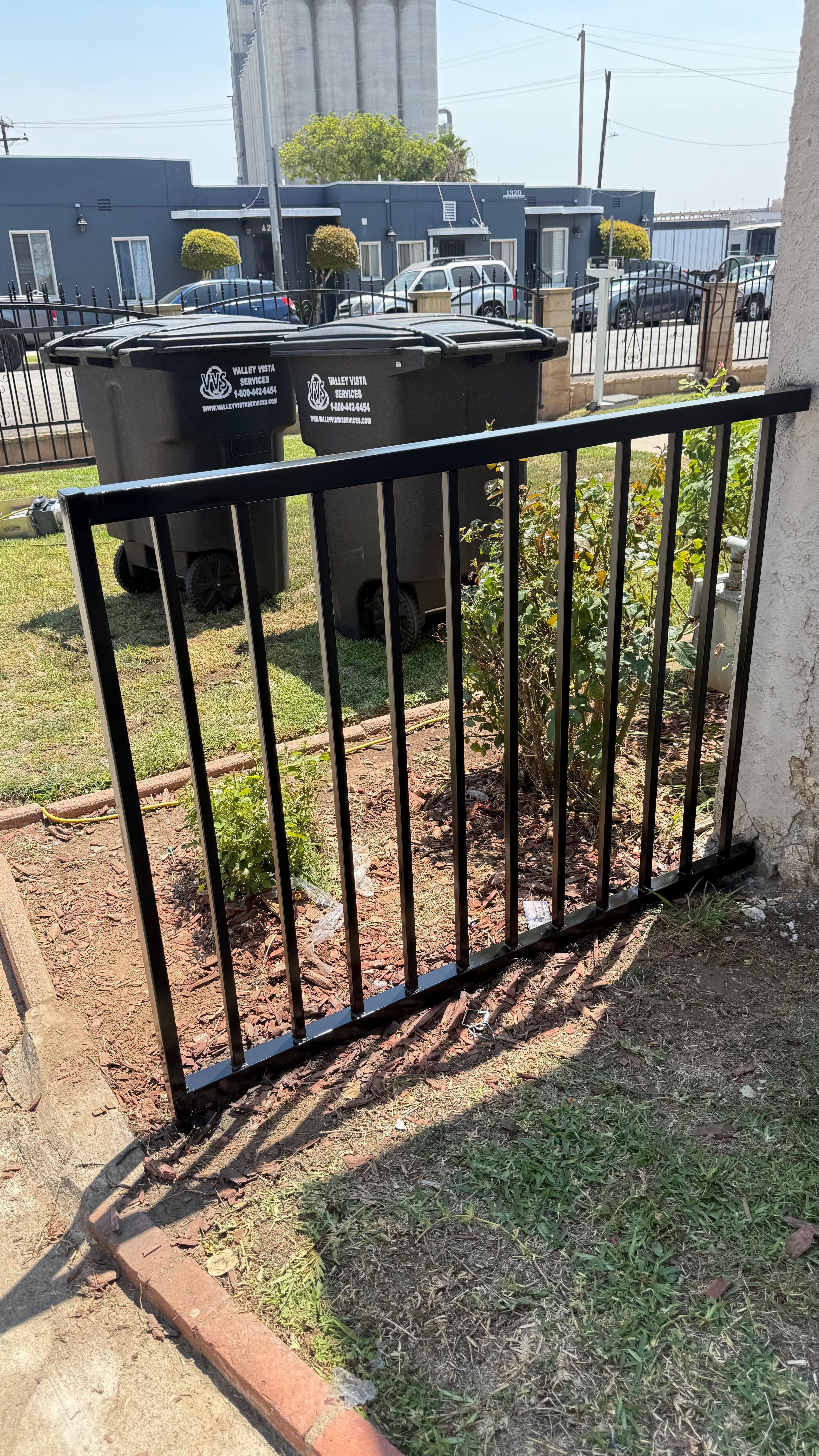 Black Metal Fence
