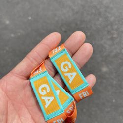 BottleRock Friday Ga Wristbands 