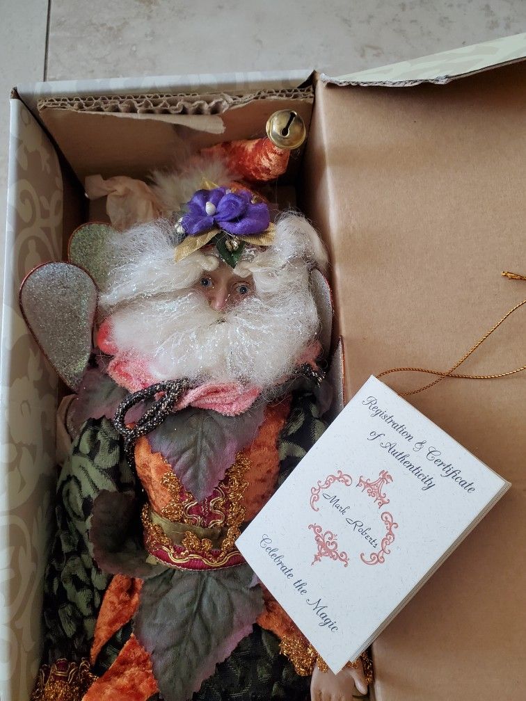 New Mark Robert's Celebrate The Magic Porcelain Collector Numbered Doll