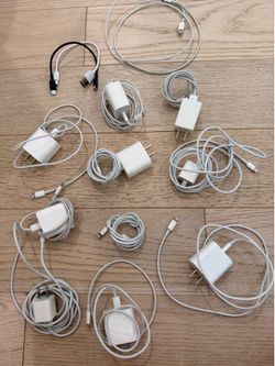 Apple Chargers & Cables Bundle – 22 Total Pieces