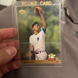 Derek Jeter #(contact info removed) Upper Deck Rookie Card Yankees HOF