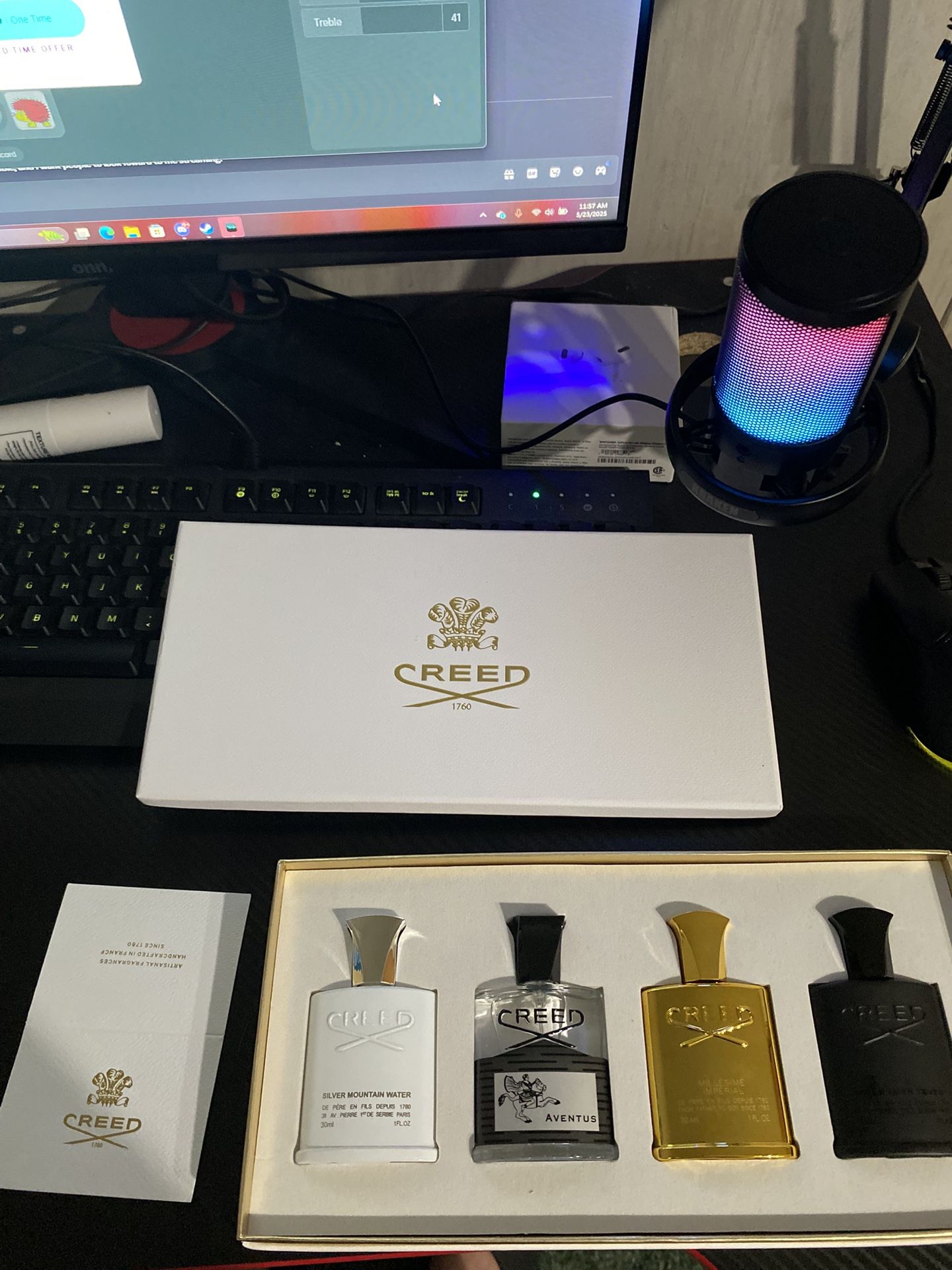 Creed Gift Set 30ml X 4 (description)