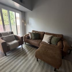 Ashley Furniture Telora Collection – Sofa, Chair & Ottoman (Set)