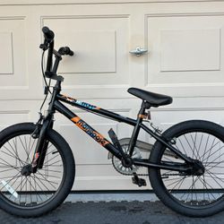 Mongoose Switch or Stun BMX Bike, 18 Inch Bike for Kids Ages 5-8, Steel Frame, Padded Seat, Coaster Brakes or Coaster Brakes and Hand Brakes