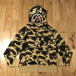 Medium Yellow BAPE Hoodie