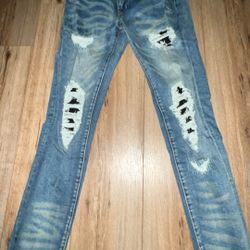 Blue Skinny Designer Skinny Jeans