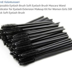 Disposable Eyelash Brushes 50 packs In  Each Bag