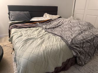King size bed and mattress
